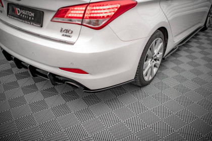 Splittery zadní boční Hyundai I40 Mk1 černý lesklý plast