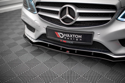Spojler pod nárazník lipa V.1 Mercedes-Benz E AMG-Line Sedan W212 Facelift carbon look