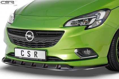 Spoiler pod přední nárazník CSR CUP - Opel Corsa E OPC-Line carbon look lesklý