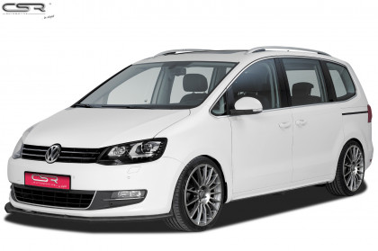 Spoiler pod přední nárazník CSR CUP - VW Sharan II černý lesklý