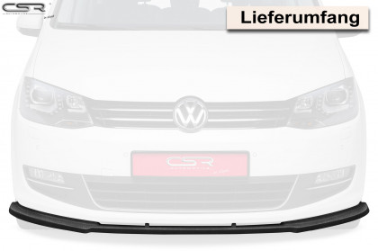 Spoiler pod přední nárazník CSR CUP - VW Sharan II carbon look lesklý