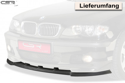 Spoiler pod přední nárazník CSR CUP - BMW E46 černý matný