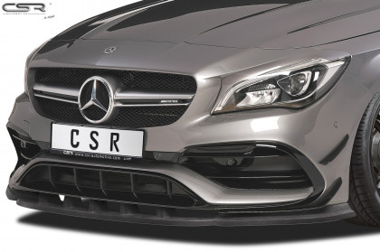 Spoiler pod přední nárazník CSR  - Mercedes CLA AMG / A 45 AMG  černý matný