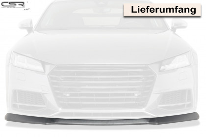 Spoiler pod přední nárazník CSR CUP - Audi TTS FV/8S carbon look lesklý