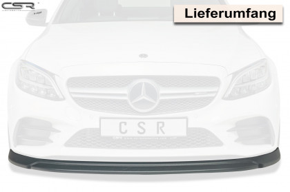 Spoiler pod přední nárazník CSR CUP - Mercedes Benz C43 AMG 205 černý lesk