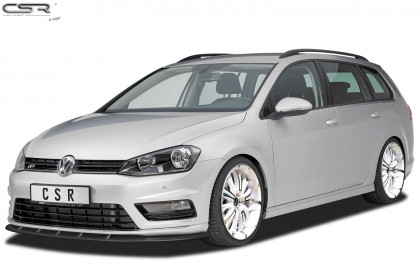 Spoiler pod přední nárazník CSR CUP - VW Golf VII R-Line černý lesk