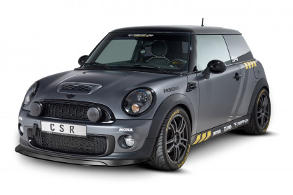 Spoiler pod přední nárazník CSR CUP - Mini Rxx carbon look lesklý