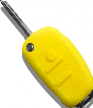 Silikonový převlek klíče Audi žlutý