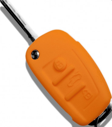 Silikonový převlek klíče Audi oranžový