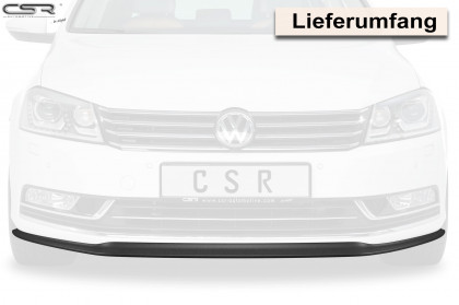 Spoiler pod přední nárazník CSR CUP - VW Passat B7 carbon look lesklý