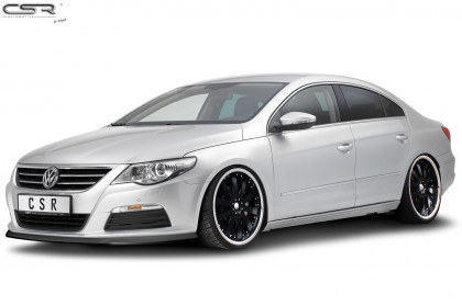 Spoiler pod přední nárazník CSR CUP - VW Passat CC 08-12 carbon look lesklý