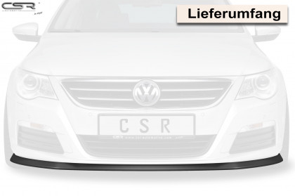 Spoiler pod přední nárazník CSR CUP - VW Passat CC 08-12 carbon look matný