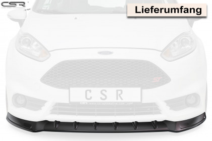 Spoiler pod přední nárazník CSR CUP - Ford Fiesta MK7 ST carbon look lesklý