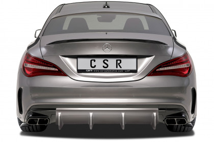 Spoilery pod zadní nárazník - boční splittery - CSR - Mercedes Benz CLA 45 AMG C117 X117 carbon look lesklý