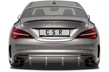Spoilery pod zadní nárazník - boční splittery - CSR - Mercedes Benz CLA 45 AMG C117 X117 černý lesklý