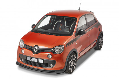 Spoiler pod přední nárazník CSR CUP - Renault Twingo 3 GT carbon look matný