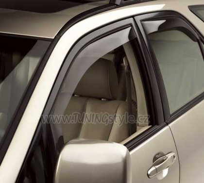 Protiprůvanové plexi, ofuky skel - Ford Fiesta 3dv. 02-