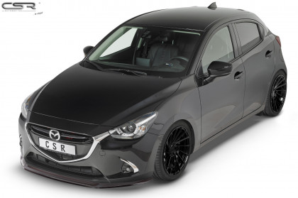 Spoiler pod přední nárazník CSR CUP - Mazda 2 14-19 carbon look matný