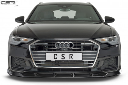 Spoiler pod přední nárazník CSR CUP - Audi A6 C8 4K S-Line / S6 C8 4K černý lesklý