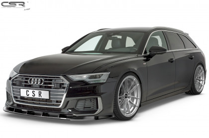 Spoiler pod přední nárazník CSR CUP - Audi A6 C8 4K S-Line / S6 C8 4K carbon look lesklý