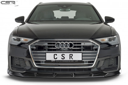 Spoiler pod přední nárazník CSR CUP - Audi A6 C8 4K S-Line / S6 C8 4K černý matný