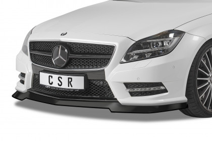 Spoiler pod přední nárazník CSR CUP - Mercedes Benz CLS C218 / X218 AMG-Line černý lesklý