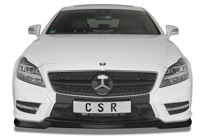 Spoiler pod přední nárazník CSR CUP - Mercedes Benz CLS C218 / X218 AMG-Line černý lesklý