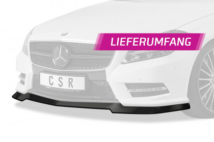 Spoiler pod přední nárazník CSR CUP - Mercedes Benz CLS C218 / X218 AMG-Line carbon look matný