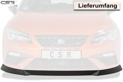Spoiler pod přední nárazník CSR CUP - Seat Leon III (Typ 5F) Cupra/FR černý lesklý