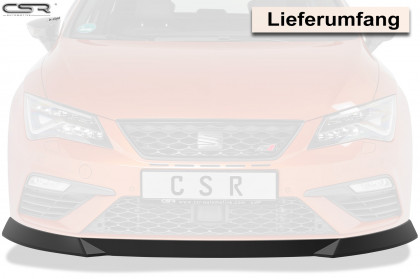Spoiler pod přední nárazník CSR CUP - Seat Leon III (Typ 5F) Cupra/FR carbon look lesklý