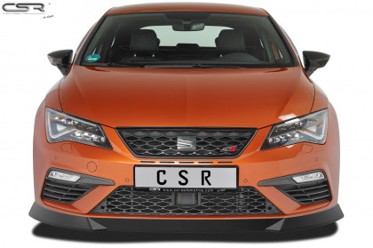 Spoiler pod přední nárazník CSR CUP - Seat Leon III (Typ 5F) Cupra/FR carbon look lesklý