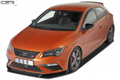 Spoiler pod přední nárazník CSR CUP - Seat Leon III (Typ 5F) Cupra/FR carbon look lesklý