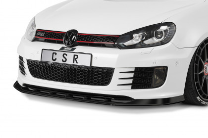 Spoiler pod přední nárazník CSR CUP - VW Golf 6 GTI Edition 35 černý lesklý