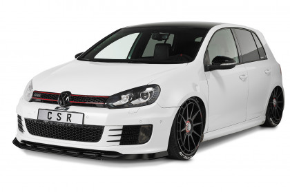 Spoiler pod přední nárazník CSR CUP - VW Golf 6 GTI Edition 35 carbon look lesklý