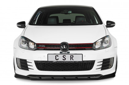 Spoiler pod přední nárazník CSR CUP - VW Golf 6 GTI Edition 35 carbon look lesklý
