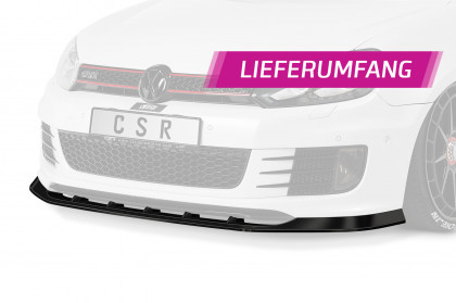 Spoiler pod přední nárazník CSR CUP - VW Golf 6 GTI Edition 35 carbon look matný