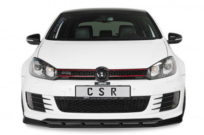 Spoiler pod přední nárazník CSR CUP - VW Golf 6 GTI Edition 35 carbon look matný