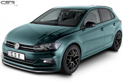 Spoiler pod přední nárazník CSR CUP - VW Polo VI 2G (Typ AW) černý lesklý