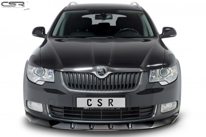 Spoiler pod přední nárazník CSR CUP - Škoda Superb II carbon look lesklý