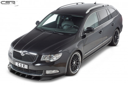 Spoiler pod přední nárazník CSR CUP - Škoda Superb II carbon look lesklý