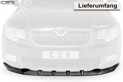 Spoiler pod přední nárazník CSR CUP - Škoda Superb II carbon look matný