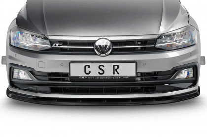 Spoiler pod přední nárazník CSR CUP - Polo VI 2G (Typ AW) GTI / R-Line carbon look lesklý