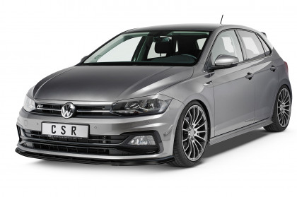 Spoiler pod přední nárazník CSR CUP - Polo VI 2G (Typ AW) GTI / R-Line carbon look matný