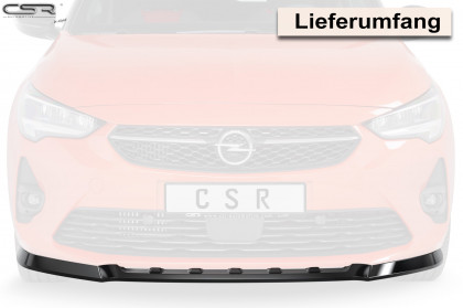 Spoiler pod přední nárazník CSR CUP - Opel Corsa F GS-Line černý lesklý