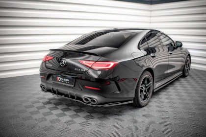 Spoiler zadního nárazníku Mercedes-AMG CLS 53 C257 černý lesklý plast