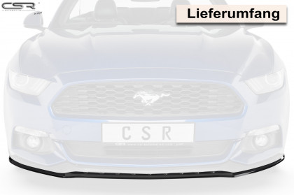 Spoiler pod přední nárazník CSR CUP3 - Ford Mustang VI  - černý lesklý
