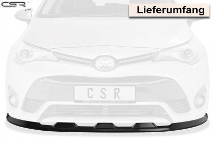 Spoiler pod přední nárazník CSR CUP - Toyota Avensis (T27) - carbon look lesklý