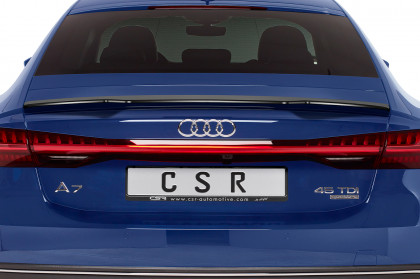 Křídlo, spoiler CSR -  Audi A7/S7/RS7 (C8) Sportback -  černý lesklý