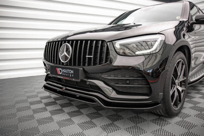 Spojler pod nárazník lipa Mercedes-Benz GLC Coupe AMG-Line C253 Facelift černý lesklý plast