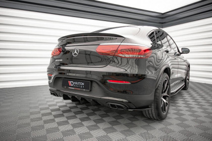 Splittery zadní boční Mercedes-Benz GLC Coupe AMG-Line C253 Facelift černý lesklý plast